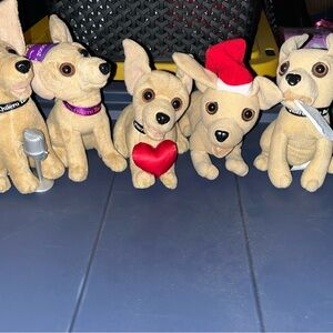 Taco Bell Talking Dogs Plush Stuffed Chihuahuas